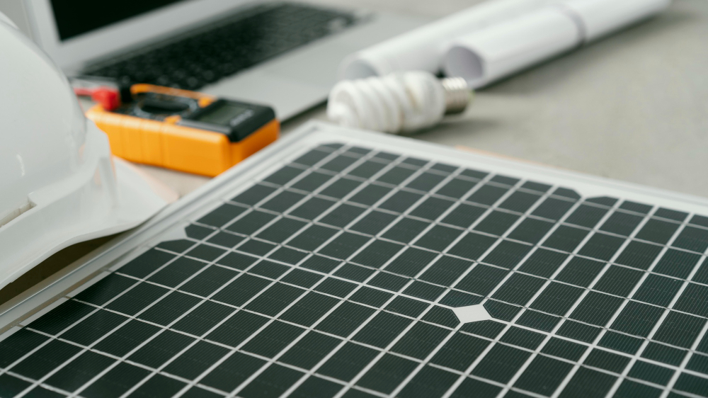Instalación solar moderna